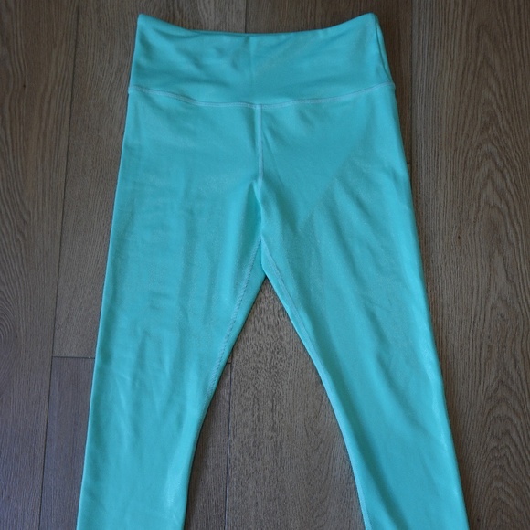 Zyia Active Turquoise Leggings | Size 6-8 | High Rise Stretch - Picture 1 of 3